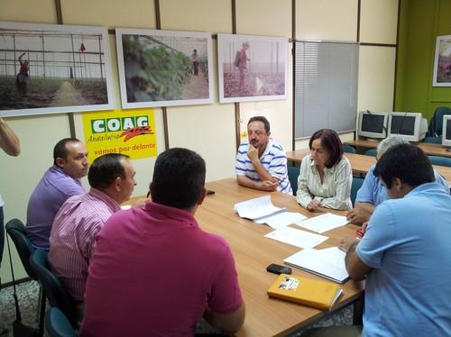 Izquierda Unida muestra a COAG su compromiso con la Ley integral de la Agricultura y que éste sea un sector estratégico