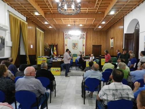 COAG Almería cumplimenta más de 400 partes de daños en explotaciones agrarias de Huércal Overa