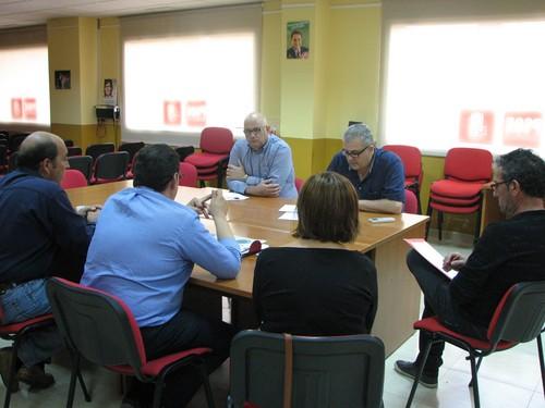 El PSOE de El Ejido muestra su apoyo al sector del manipulado