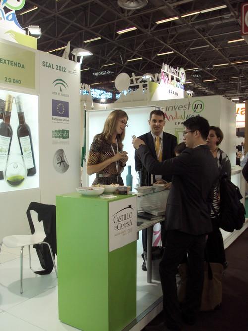 Extenda estrena en el certamen internacional Sial 2012 la nueva modalidad de apoyo en stand rotatorio para las empresas andaluzas en ferias