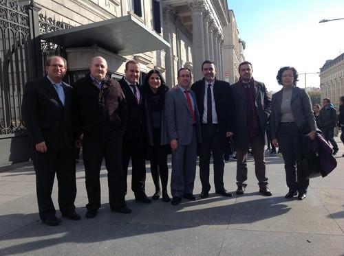 Alcaldes socialistas de Almería piden en el Congreso que el PP apoye un PER extraordinario y la reducción de peonadas