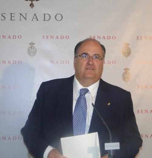Eugenio Gonzálvez, senador del PP, asegura que votar en contra de la enmienda del PSOE en la que pedían más dinero para la Balsa del Sapo no significa que no va a acometer las obras