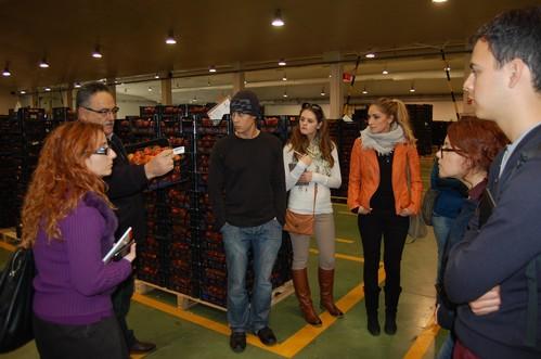 HORTYFRUTA muestra el sector hortofrutícola andaluz a alumnos extranjeros del Máster en Gestión Internacional