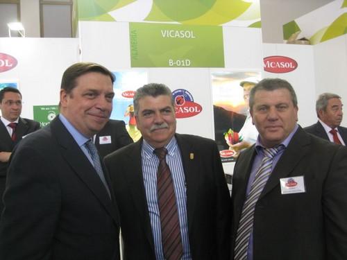 Balance positivo de la presencia institucional de Vícar en Fruitlogistica 2013