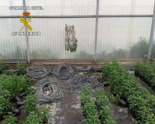 La Guardia Civil detiene al autor de la sustracción de cable eléctrico