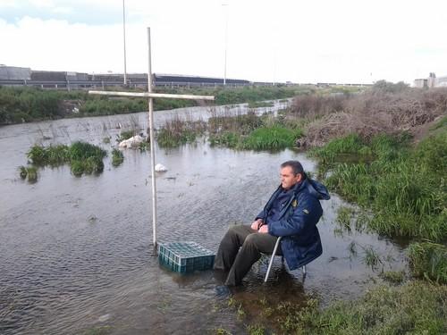 Los afectados por el vertido de agua de la Balsa del Sapo en la rambla del Cañuelo se movilizan