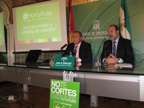La Junta y HORTYFRUTA centrarán este año la campaña ‘No cortes en verde’ en la mejora del sabor del melón y la sandía