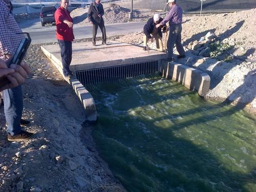 Los niveles de agua de la balsa del Sapo descienden 1,30  metros desde el inicio de la segunda impulsión, en febrero