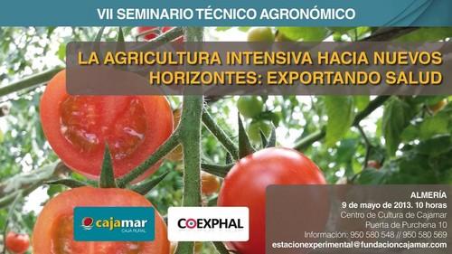 Cajamar y COEXPHAL celebran el jueves un seminario técnico sobre la producción de alimentos saludables