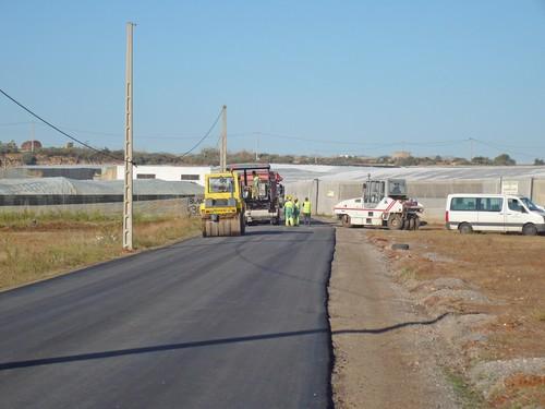Culminan los trabajos de mejora del camino mojonero de Cuesta Blanca