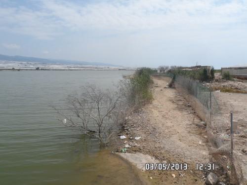 Los niveles de agua de la balsa del Sapo descienden casi 2 metros desde mediados de febrero