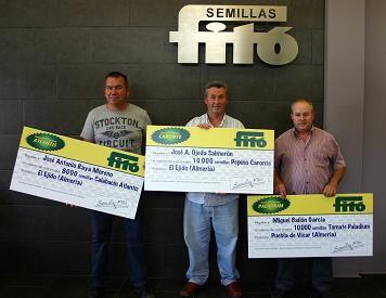 Fitó premia con una hectárea de semillas a cinco participantes de sus promociones en Almería y Granada