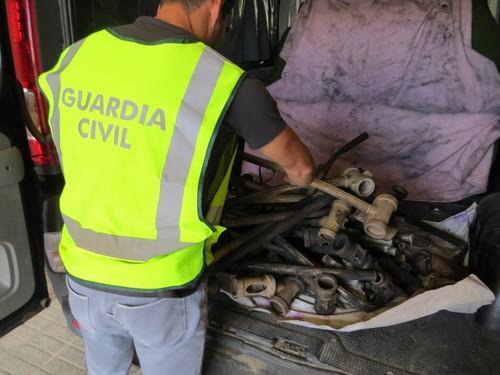 La Guardia Civil detiene al autor del intento de robo en un almacén dedicado a la venta de material de riego ubicado en Vícar