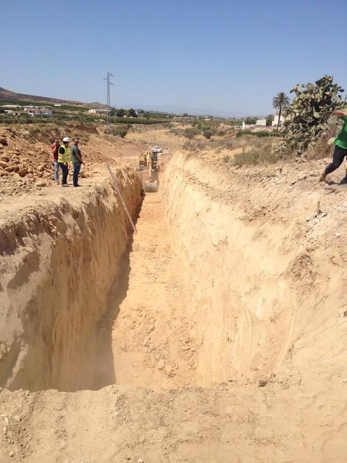 La Junta ultima los preparativos para instalar las tuberías de los trasvases del Tajo-Segura y del Negratín al Almanzora
