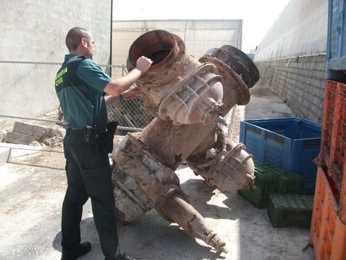 La Guardia Civil detiene a tres personas relacionadas con dos delitos de hurto en instalaciones agrícolas