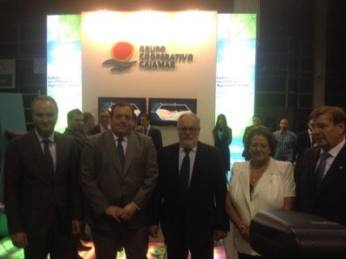 Cajamar Caja Rural congrega a autoridades nacionales y regionales en la inauguración de Vegetal World e Iberflora