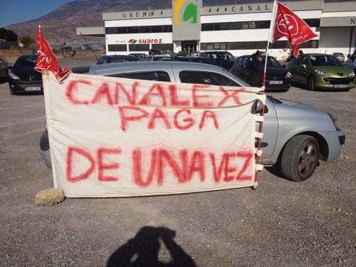 Los trabajadores de Canalex podrían desconvocar la huelga indefinida esta misma tarde