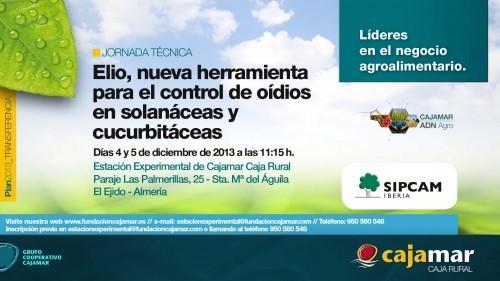 Sipcam Iberia y Cajamar Caja Rural organizan una jornada para presentar Elio, una nueva herramienta contra el oídio en cucurbitáceas y solanáceas