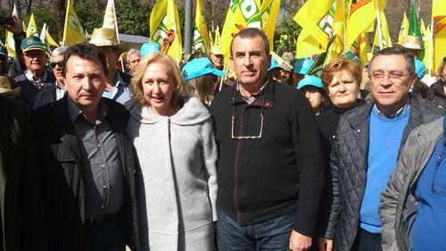 El PSOE de Andalucía respalda a las organizaciones agrarias en la manifestación contra el ‘tarifazo’ eléctrico