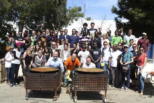 Estudiantes británicos conocen en Las Cuatro Vegas las ventajas ambientales del riego con aguas regeneradas