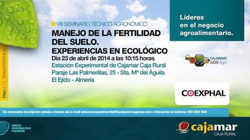 Cajamar organiza un seminario técnico sobre el 'Manejo de la fertilidad del suelo'