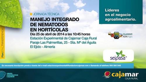 Cajamar y Seipasa organizan una jornada sobre 'Manejo integrado de nematodos en hortícolas'