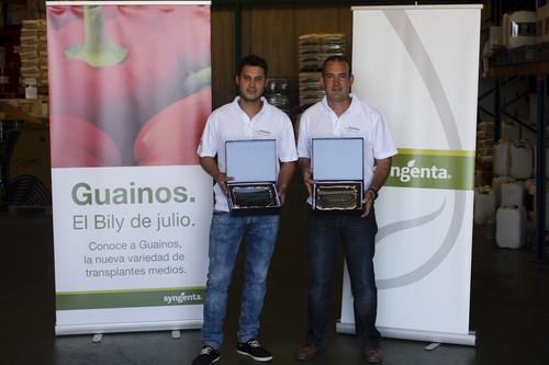 Syngenta reconoce a dos agricultores con producciones récord de su variedad de pimiento Guainos