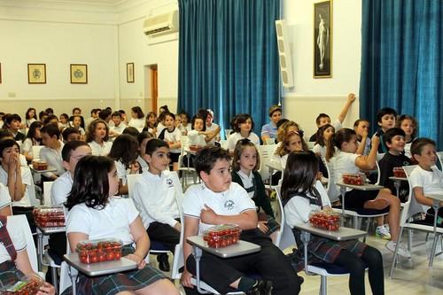 Vegacañada desarrolla una jornada de alimentación saludable en el Colegio ‘Stella Maris’ de Almería con el programa Coexplay