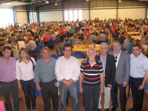 Jerónimo Pérez asiste a la jornada de convivencia de los regantes de la Junta de Usuarios de la Comarca de Níjar