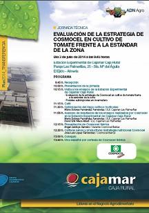 Las Palmerillas acoge la jornada 'Evaluación de la estrategia de cosmocel en cultivo de tomate frente a la estándar de la zona'