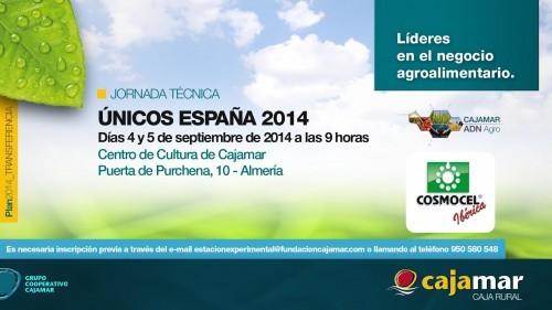 Cosmocel y Cajamar Caja Rural organizan la jornada 'Únicos España 2014' los próximos 4 y 5 de septiembre