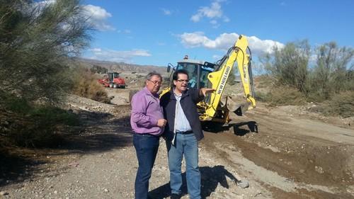 El Ayuntamiento de Níjar acomete la reparación de los caminos afectados por las lluvias de hace una semana