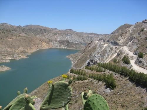 El pantano de Cuevas contiene 21,8 hectómetros cúbicos de agua, un 14% menos que en noviembre de 2013