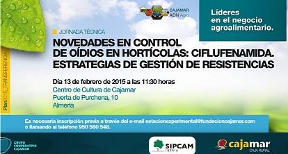 Sipcam Iberia y Cajamar organizan la jornada técnica ‘Novedades en control de oídios en hortícolas: ciflufenamida. Estrategias de gestión de resistencias’