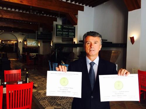 Castillo de Tabernas recibe dos medallas de Oro cómo producto gourmet, en París