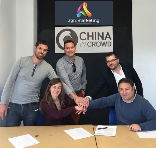 Agromarketing firma un acuerdo con CHINA IN CROWD  para posicionar la fruta de la Región de Murcia en el gigante asiático
