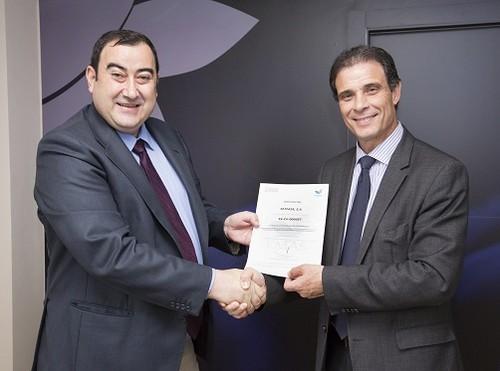 Entregan el máximo reconocimiento europeo medioambiental a SEIPASA