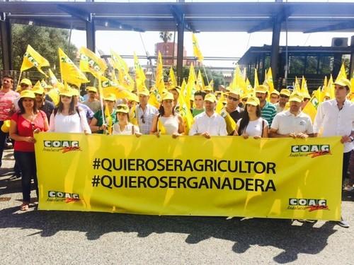 Jóvenes andaluces exigen a Agricultura prioridad y presupuesto para el relevo generacional