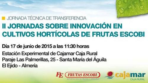 Las Palmerillas acoge una jornada sobre innovación en cultivos hortícolas de Frutas Escobi