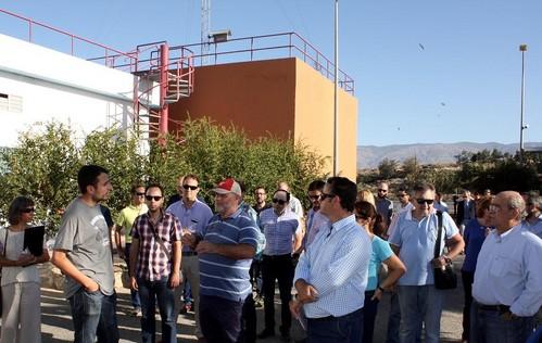 Regantes de toda Andalucía estudian incorporar el modelo almeriense de reutilización de aguas depuradas