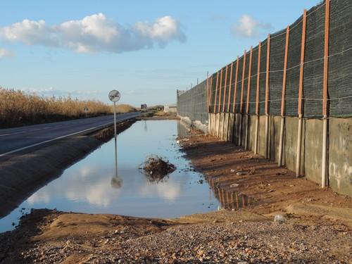 La Oficina de Declaración de Daños ejidense deja en su primera estimación pérdidas en unas 130 hectáreas y destrozos en 77 kilómetros de caminos rurales