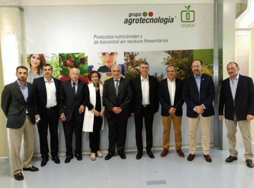 El conseller de Economía Sostenible valenciano destaca “la apuesta en materia de I+D+i que realizan empresas como Grupo Agrotecnología”