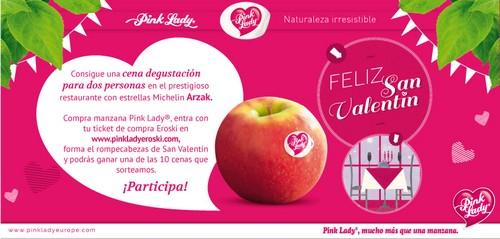 Gana cenas gourmet por San Valentín con manzanas Pink Lady®
