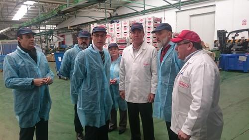 El Comité Ejecutivo de la Cámara de Comercio se reúne en Vicasol y conoce las instalaciones de la cooperativa
