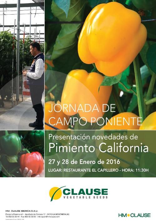 HM Clause Ibérica organiza varias jornadas de campo esta semana para presentar sus nuevos California