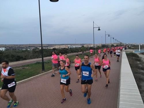 Sandías de Alhóndiga La Unión para el medio millar de corredores de la “IV Carrera popular contra el cáncer”