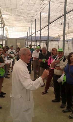 El IV Congreso Internacional de Biohidrología visita la Finca Experimental de la Universidad de Almería y Anecoop