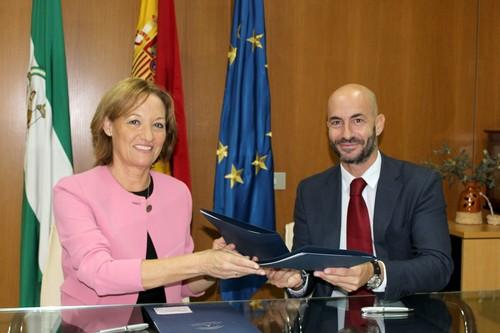 La Consejería de Agricultura y Landaluz firman un convenio para promocionar la calidad de los productos agroalimentarios