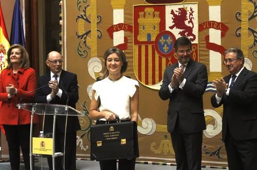Isabel García Tejerina: “Trabajaré para estar a la altura de las ambiciones que este Gobierno tiene para España”
