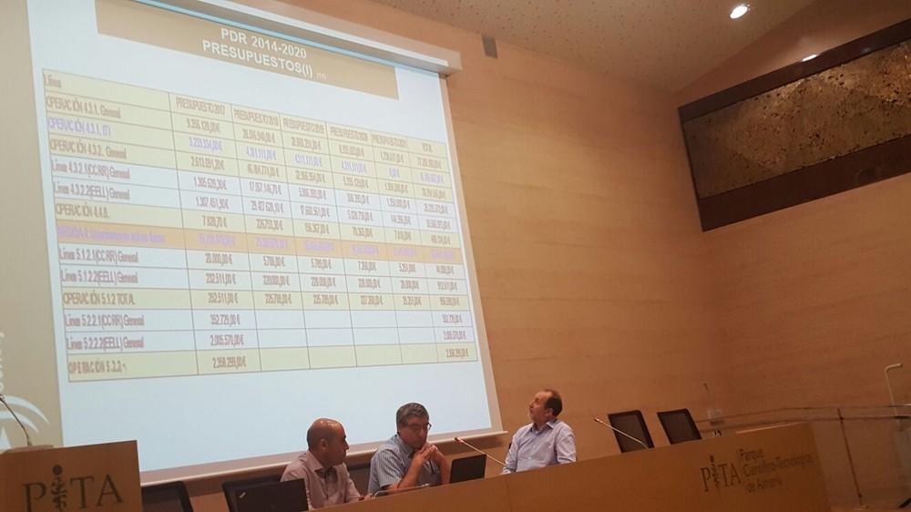 José Manuel Ortiz reitera el compromiso de la Junta con la modernización de los regadíos para un uso más eficiente del agua